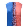 thumbnail image 5 of up to 60% off Gifts Usmixi Womens Tank Tops Beach Fashion Plus Size Comfy Lightweight Tshirts Vest Summer Trendy Tie-Dye Print V-Neck Sleeveless Shirts Blouse Red XXXXL, 5 of 6