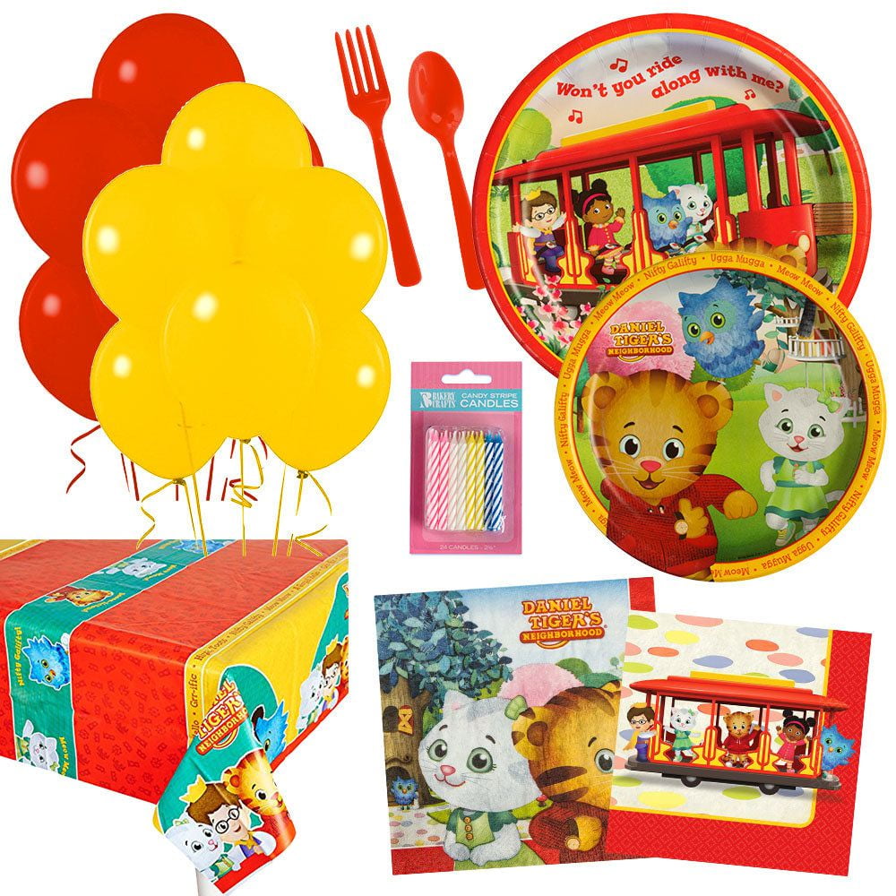Daniel Tiger Party Supplies Kit for 16