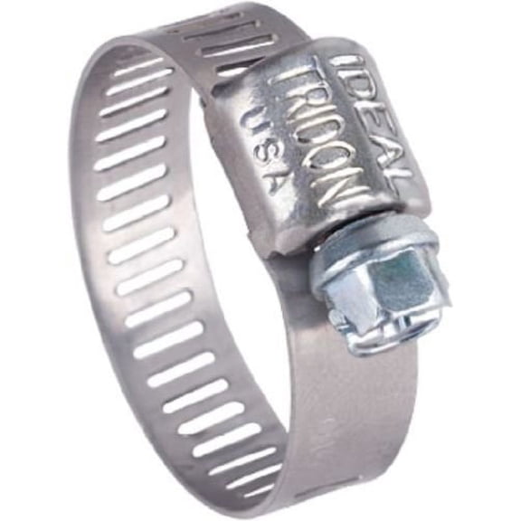 Merril Stainless Steel Band Hose Clamps #32 10 Pcs 1 Box (1-1/2" TO 2-1/2") Made in USA (10 Pack)