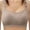 Coffee, variant on Women's Wireless Bras No Underwire Solid Color Everyday Comfort Bras Seamless Breathable T Shirt Bra for Sleeping and Daily Wear with Adjustable Straps