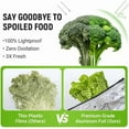 thumbnail image 4 of Reusable Aluminum Foil Sealable Storage Bags, 3 Sizes Airtight Stand Up Foil Bags for Grilling and Freezing with Zip Lock & Label for Vegetable Fruit Meat, 4 of 8