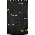 thumbnail image 2 of Blackout Curtains for Bedroom, 84" Length Cat Black Eyes Halloween Floor to Ceiling Curtains & Drapes, Grommet Window Curtains Privacy Protect Room Darkening Curtain, 2 of 7