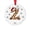 Z, variant on Fievgin Christmas Ornament 2026, Letter Z Initial Decoration with Santa Hat for Tree & Gift