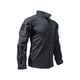 thumbnail image 4 of Ceisia Men's All-Season Gift Solid Color Quarter Zip Stand Collar Long-Sleeve Top - Elastic Breathable Outdoor Training Casual Uniform, 4 of 6