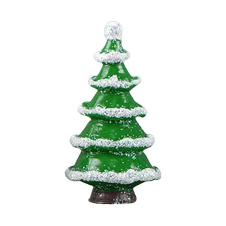 

Christmas Miniature Micro Snowy Scene Festive Decor Christmas Tree Ornament