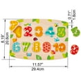 thumbnail image 4 of Hape: Peg Puzzle: Fruity Numbers - 11pc Wooden Puzzle, Colorful Chunky #1-10 Pieces, Discovery Optic Magic, Preschool Play Toy, Toddler & Kids Ages 2+, 4 of 5