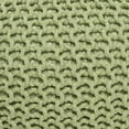 thumbnail image 5 of · REDEARTH Round Pouf Foot Stool Ottoman -Cotton Knitted Cord Boho Pouffe, Cable Poof Accent Chair Filled Footrest Ready to use for Living Room, Bedroom, Nursery, Patio, Lounge 19.5"x19.5" x14",Kiwi, 5 of 8