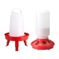 thumbnail image 5 of Chicken Feeder Foldable Legs Design Chicken Waterer Large Capacity Poultry Water Feeder for Home Farm Yard, 5 of 8