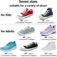 thumbnail image 2 of 3 Paires de Lacets Multicolores, Lacets Plats de 10mm pour Espadrilles Course, Adultes, Enfants, 2 of 6