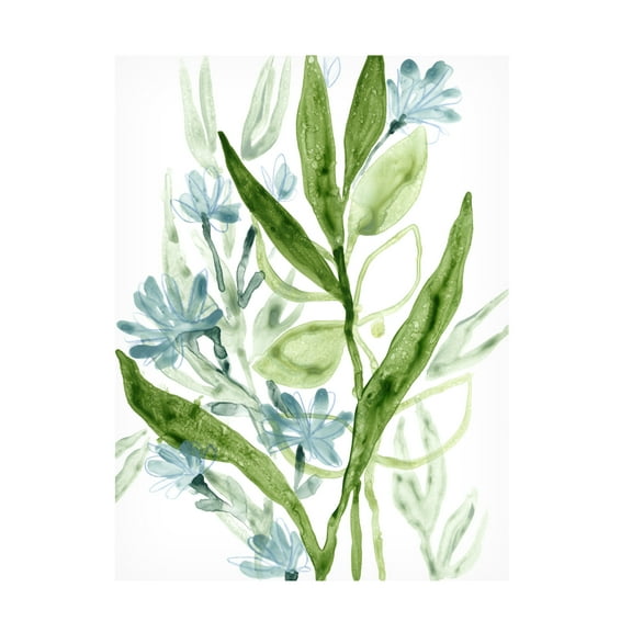 June Erica Vess 'Meadow Blues I' Canvas Art