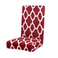 thumbnail image 2 of Neinkie Chair Covers for Dining Room - Stretch Chair Slipcovers for Decorative Seat Protector Armless Removable Washable Elastic Dinner Universal Spandex Solid Chair Slip Covers Set, 2 of 7
