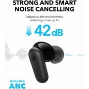 سماعات أذن Soundcore P30i لإلغاء الضوضاء، Smart ANC، صوت جهير قوي، وقت تشغيل 45 ساعة، حامل هاتف 2 في 1، IP54، بلوتوث 5.4