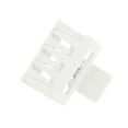 thumbnail image 4 of Unique Bargains 1 Pc Small Rectangle Frosted Hair Clips Hairdo Clip for Home White, 4 of 5