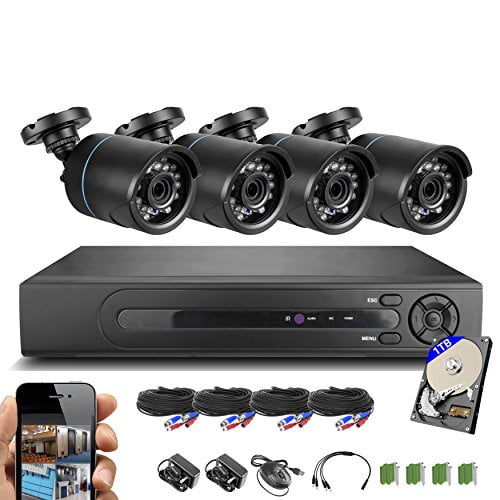 Best Vision Systems Sk Dvr Diy 8 Channel D1 Dvr Security System With 4 800tvl Ir Outdoor Bullet Cameras 500 Gb Hard Dri Walmart Com Walmart Com