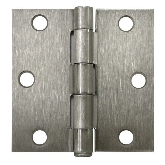 Deltana S33U15-R 3" x 3" Square Hinge; Satin Nickel Finish