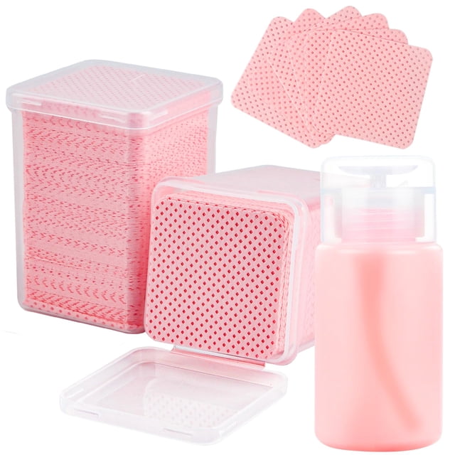 Corconess 400 toallitas para uñas sin pelusa con dispensador