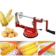 thumbnail image 4 of Espiralizador de patatas manual | Cortador de verduras giratorio con manivela | Cuchillas de acero inoxidable para patatas fritas rizadas y espirales de verduras | Herramienta de cocina compacta, 4 of 5