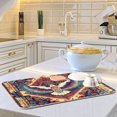 thumbnail image 6 of Yayeee Dish Drying Mat for Kitchen Counter 16"x18" Microfiber Absorbent Pad, Beige Geometric Eagle, 6 of 7