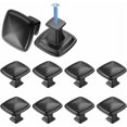 thumbnail image 1 of 10 tiradores negros para armario de cocina, tiradores de puerta y cajones, pomos para muebles de cocina, tiradores para armarios de cocina y alacenas - 30 mm, 1 of 5