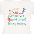 thumbnail image 4 of Inktastic Speech Therapist Like Mommy Boys or Girls Long Sleeve Baby Bodysuit, 4 of 5