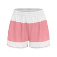 thumbnail image 4 of vigerkar Womens 2 Piece Outfits Summer Striped Workout Set Oversized Matching Lounge Sets Two Piece Short Set Light Pink, XXL, 4 of 7