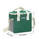 thumbnail image 3 of Cloth Lunch Bag Insulated Shoulder Tote Reusable Picnic Bag for Work Travel Beach Leakproof Thermal Cooler Portable Lightweight Zipper Pocket, 3 of 6