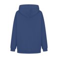 thumbnail image 5 of Women's Winter Warm Fleece Lined Hoodies Oversized Sweatshirts Casual Loose Solid Pullover Sweaters with Pockets, 5 of 7