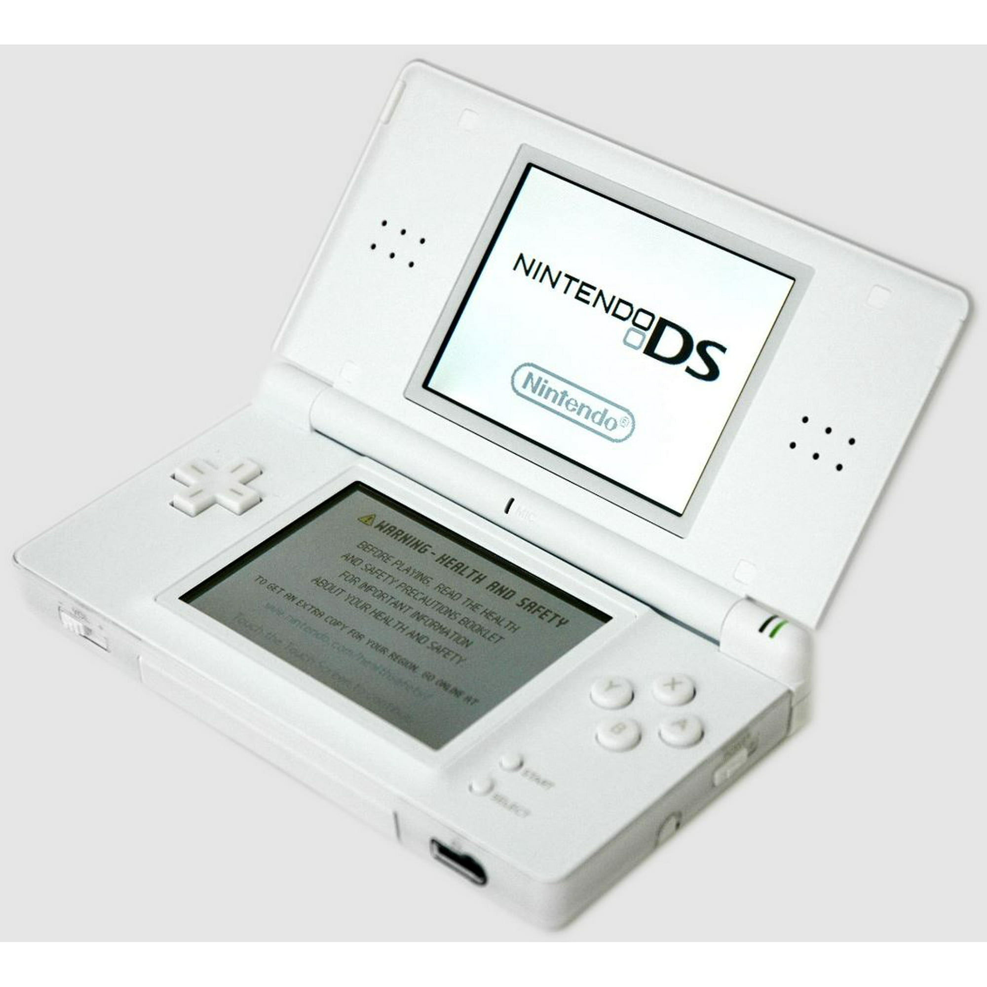 Authentic Nintendo DS Lite Polar White with Stylus and Charger - 100% OEM  (Refurbished)