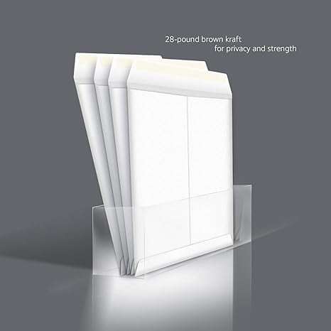 Catalog Mailing Envelopes, Self-Seal,10x13 Inches, Pack of 100, White