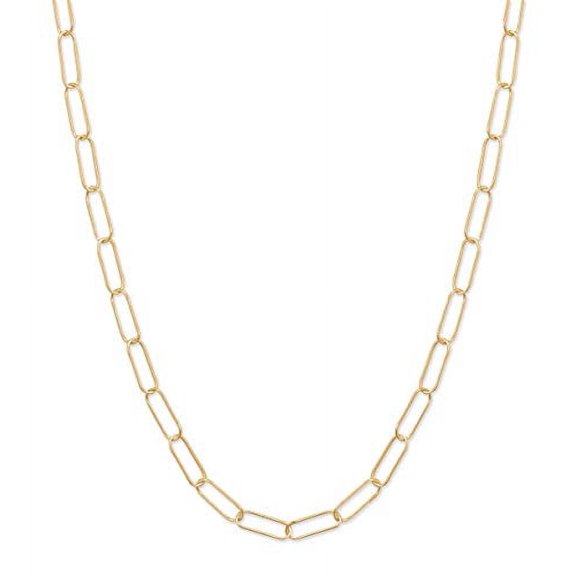 Paperclip Link Necklace 14k Gold-filled with Lobster Clasp