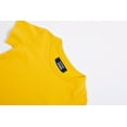 thumbnail image 7 of LittleSpring Toddler Short Sleeve T Shirts Girls' Cotton Crew Neck Basic Tees Soft Casual Solid Yellow 2T, 7 of 7