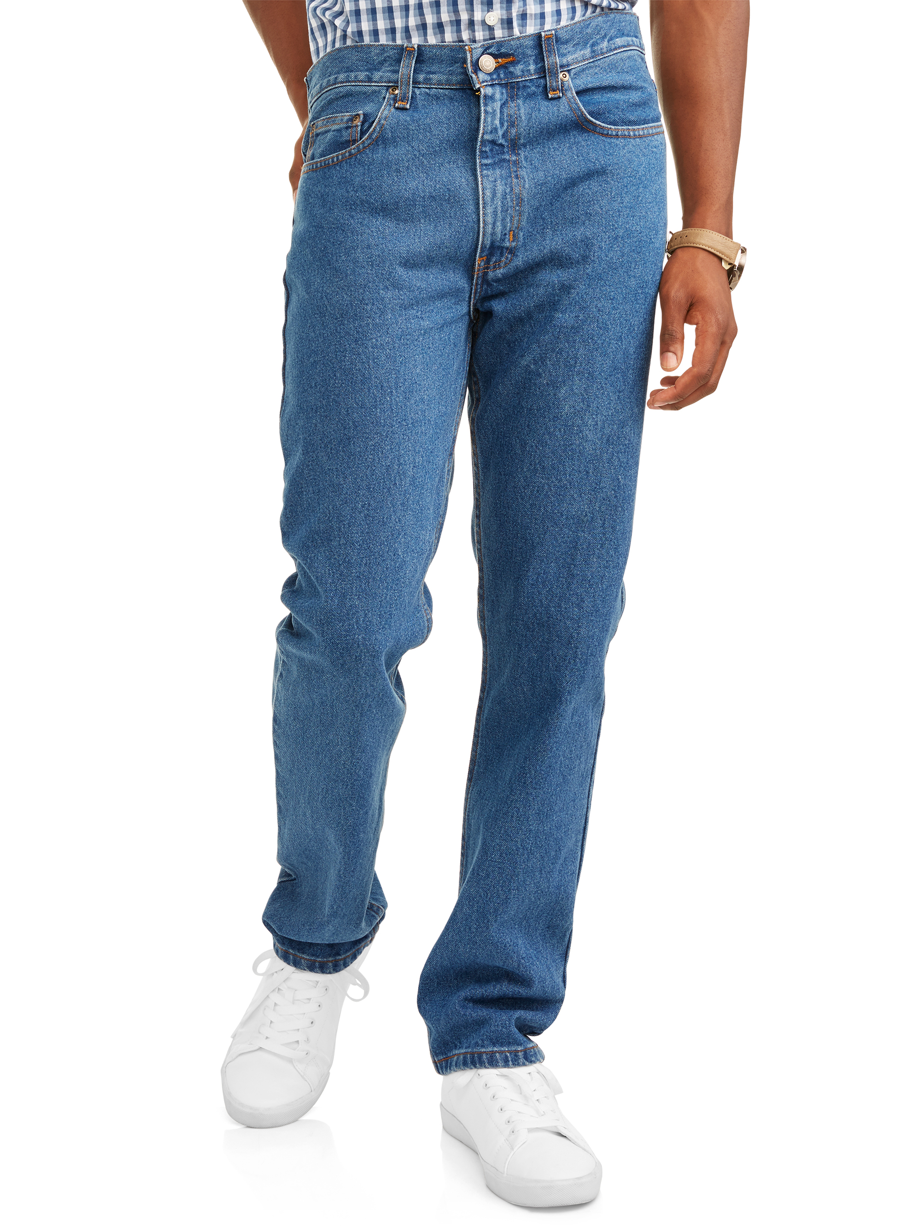 George Men's and Big Men's 100% Cotton Regular Fit Jeans - image 6 of 9