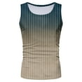 thumbnail image 3 of HCNTES Mens Cotton Assorted Tank Top T-Shirt Undershirt Ribbed Workout Beach Shirts Sleeveles Running Vest(Multi-color,XL), 3 of 5