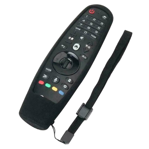 Funda de silicona para LG Smart TV Control remoto AN-MR600 AN-MR650a (Negro)
