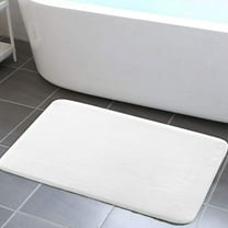 Funny Fall Cow Non-slip Bath Mats Rugs, Farmhouse Autumn Pumpkin Maple Leaves Bathroom Mats Rugs, Rustic Farm Thanksgiving Harvest Door Mats for Kitchen Living Room and Bathroom 17X29IN