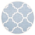 thumbnail image 6 of SAFAVIEH Chatham Hayden Geometric Quatrefoil Wool Area Rug, Blue/Ivory, 10' x 14', 6 of 10