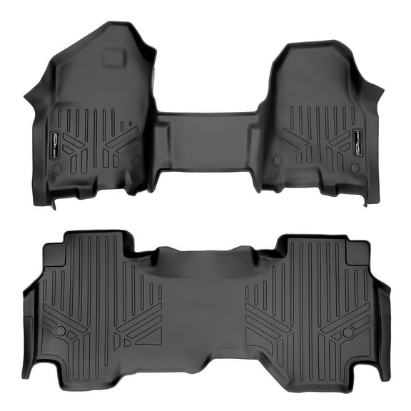 SMARTLINER 2 Rows Custom Fit Floor Liners Compatible with 2019 - 2024 Ram 1500 Quad Cab