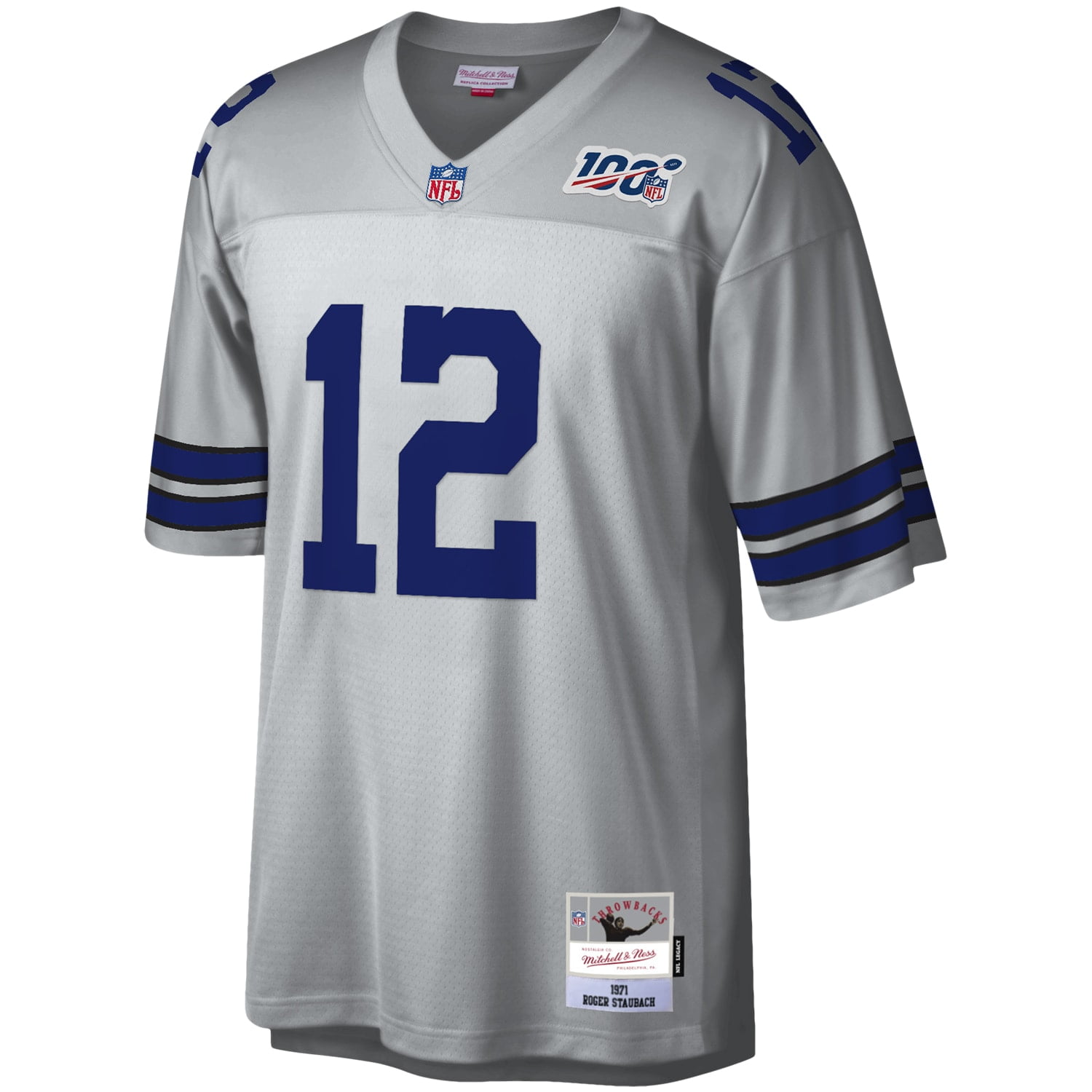 mitchell and ness roger staubach jersey