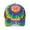 Yellow and Purple Tie Dye Pattern, variant on Yellow and Purple Tie Dye Pattern Baseball Cap, Sports Sun Cap with Snap Closure & Sweatband, Rigid Flat Brim Gifts for Sports Outdoor Travel