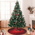 thumbnail image 7 of Yiaed Black Spider Web With Spiders Print Christmas Tree Skirt , Tree SkirtsTree Mat for Christmas Winter Holiday Indoor Decorations-30", 7 of 7