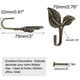 thumbnail image 2 of Gancho de cortina de metal para sujetar cortinas, juego de 8 en tono bronce, 2 of 7