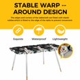 thumbnail image 4 of Easter Bunny Table Cloths for 8 Foot Rectangle Tables, Eucalyptus Leaves Rabbit Flowers Black Patio Waterproof Elastic Fitted Tablecloths, Washable Rectangular Table Cover for Camping, 4 of 8