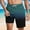 Light Blue, variant on Men's Gradient Print Beach Shorts Walking Bermuda Slacks Travel Casual Summer Board Shorts with Compression Liner