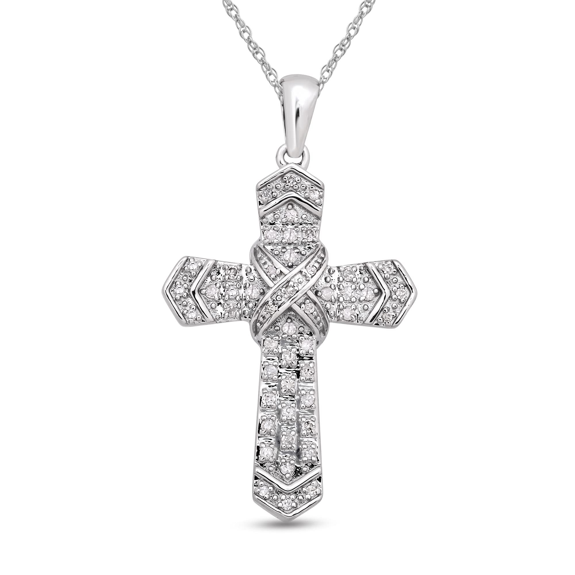 Cross Pendant Necklace 18\