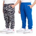 thumbnail image 1 of CHUANK Boys‘ Active Sweatpants - 2 Pack Performance Fleece Jogger Pants with Pockets (5-20), 1 of 7