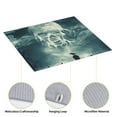 thumbnail image 4 of Naloa Scary Moon And Clouds Dish Drying Mat for Kitchen Counter, Heat Resistant Drainer Mats, Absorbent Draining Mat,Dish Rack Pad,16"x18", 4 of 8