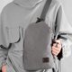 thumbnail image 3 of Hukapapa Nuevo bolso de lona para el pecho, bolso de pecho diagonal de gran capacidad para viajeros masculinos, gris, 3 of 5