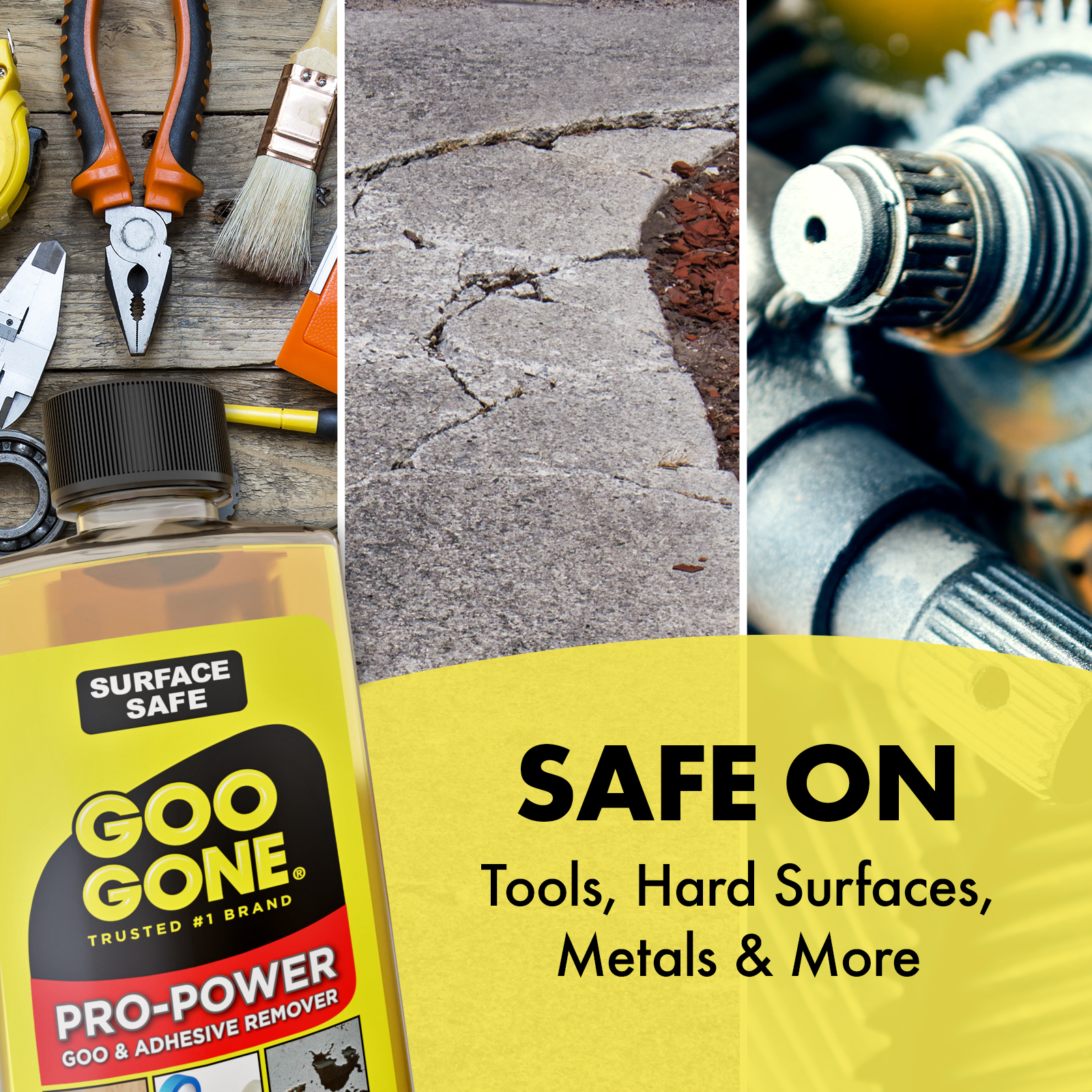 Goo Gone Pro-Power Adhesive, Grease & Tar Remover Spray, Orange Citrus Scent, 16 oz - image 4 of 7