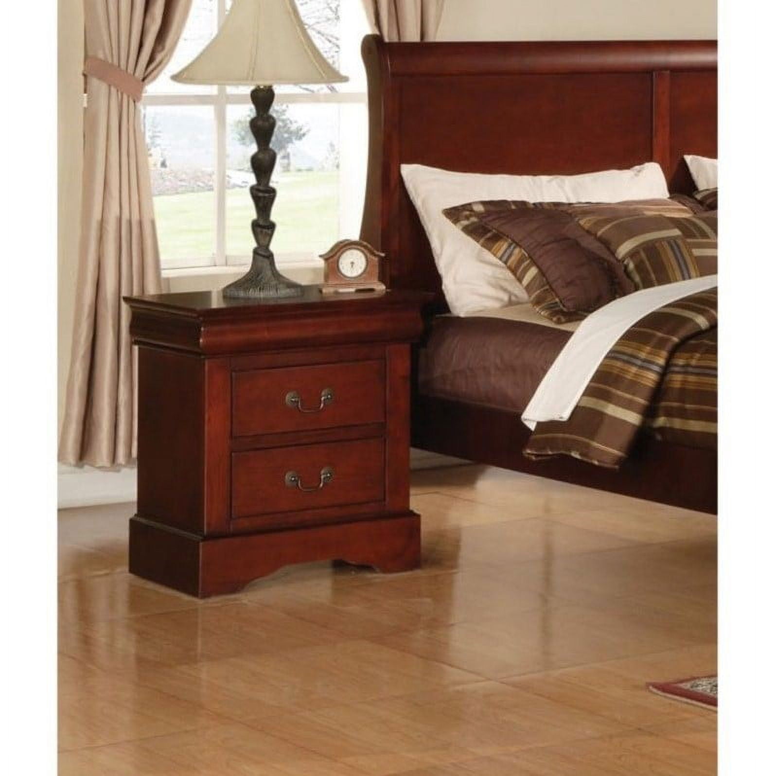 Louis Philippe III Cherry Twin Bed - Detroit Furniture Stores