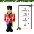 thumbnail image 4 of HOMCOM Soldado de juguete inflable de Navidad de 6 pies, decoración de patio al aire libre con pantalla de luces LED, 4 of 5